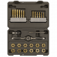 Premier Hexagonal Tap & Die Set 26pc Hexagonal  - SAE/Imperial - Titanium Coated AK3026IMP