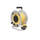 Open Metal Drum Cable Reel 240V 13A 4-Socket + 2 USB