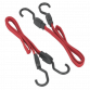 Flat Bungee Cord Set 2pc 760mm BCS17