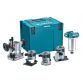 DRT50ZJX3 Router/Trimmer Body + 4 Bases 18V Bare Unit MAKDRT50ZJX3