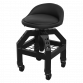 Creeper Stool Pneumatic with Adjustable Height Swivel Seat & Back Rest SCR03B