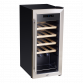 Baridi 18 Bottle Wine Fridge Cooler & Touch Control, LED Light, Stainless Steel DH29