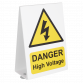 High Voltage Vehicle Warning Sign HVS1