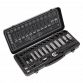 Socket Set 34pc 3/8"Sq Drive WallDrive® Metric Black Series AK7971
