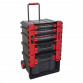 Professional Mobile Toolbox with 5 Removable Storage Cases AP860