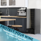 Baridi 36 Bottle Dual Zone Wine Cooler, Fridge with Digital Touch Screen Controls, Wooden Shelves & LED Light, Black DH91
