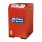 Air Compressor 24L V-Twin Direct Drive 2.5hp Cabinet Low Noise SAC82425VLN