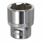 WallDrive® Socket 25mm 1/2"Sq Drive Fully Polished SP1225