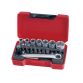 T1420 Socket Bit Set of 20 1/4in Drive TENT1420