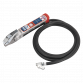 Professional Tyre Inflator with 2.5m Hose & Clip-On Connector SA37/94