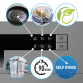 Baridi Compact Tabletop Dishwasher 6 Place Settings, 6 Programmes, Low Noise, 6.5L Cycle, Start Delay - Silver DH84