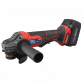 Cordless Angle Grinder - Red Ø115mm 18V 3Ah CP401LI