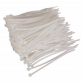 Cable Tie 100 x 2.5mm White Pack of 200 CT10025P200W