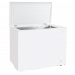 Baridi Freestanding Chest Freezer, 199L Capacity, Garages and Outbuilding Safe, -12 to -24°C Adjustable Thermostat with Refrigeration Mode, White DH111