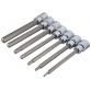 Extra Long 3/8in Square Drive Hex Bit Sockets 7Piece B/S01516