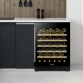 Baridi 54 Bottle Wine Cellar Fridge with Digital Touch Screen Controls, Black DH78