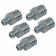 Reducing Union 1/2"BSPT to 1/4"BSPT - Pack of 5 AC101