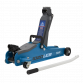 Trolley Jack 2 Tonne Low Profile Short Chassis - Blue 1020LEB