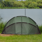 Dellonda Fishing Bivvy Carp Tent Lightweight 2-Man Waterproof & UV Protection Quick Assembly Pre-Threaded Poles with Ground Sheet & Heavy Duty Ground Pegs DL76