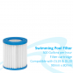 Dellonda Swimming Pool Filter Cartridge, Use For DL19 & DL20 DL35