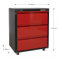 Modular 3 Drawer Cabinet with Worktop 665mm APMS82