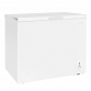 Baridi Freestanding Chest Freezer, 199L Capacity, Garages and Outbuilding Safe, -12 to -24°C Adjustable Thermostat with Refrigeration Mode, White DH111