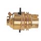 BC Brass 1/2in Switched Lamp Holder DCN101NB