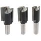 PRO Router Bit Straight Set, 6 Piece BPA607017467