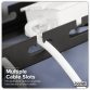 Dellonda Extendable Cable Management Tray 435/730 x 130 x 190 - Black DH276