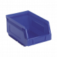 Plastic Storage Bin 105 x 165 x 85mm - Blue Pack of 48 TPS2