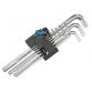 950/9 Chrome Plated Holding Function Hex-Plus L-Key Set, 9 Piece WER022130