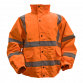 Hi-Vis Orange Jacket with Quilted Lining & Elasticated Waist - XX-Large 802XXLO