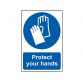 Protect Your Hands - PVC 200 x 300mm SCA0023