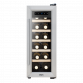 Baridi 12 Bottle Wine Cooler with Digital Touch Screen Controls & LED Light, Stainless Steel DH74