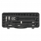 Socket Set 28pc 1/2"Sq Drive 6pt WallDrive® Metric Black Series AK7972