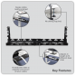 Dellonda Extendable Cable Management Tray 435/730 x 130 x 190 - Black DH276