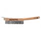 Heavy-Duty Scratch Brush with Scraper - 4 Row FAI6804SRF