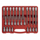 Spline Socket Bit Set 26pc 1/2"Sq Drive AK2195