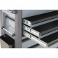 Tool Trolley 6 Drawer with Ball Bearing Slides - Grey AP366G