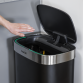 Sensor Bin 65L - Black/Stainless Steel DH282
