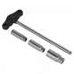 T-Bar & Rubber Insert Spark Plug Socket Set 4pc 3/8"Sq Drive AK6550