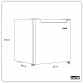 Baridi Tabletop Fridge with Ice Box, 46L Capacity DH257