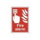 Fire Alarm - PVC Sign 200 x 300mm SCA1400