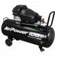 100L V-Twin Direct Drive Air Compressor 3hp SAC10030VA