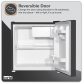 Baridi Tabletop Fridge with Ice Box, 46L Capacity DH257