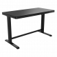 Dellonda Black Electric Adjustable Standing Desk with USB & Drawer, 1200 x 600mm DH53