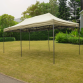 Dellonda Premium 3x6m Pop-Up Gazebo, Heavy Duty, PVC Coated, Water Resistant Fabric Supplied with Carry Bag, Rope, Stakes & Weight Bags - Beige Canopy DG138