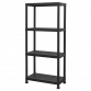Plastic Racking Unit with 4 Shelves 25kg Capacity Per Level APPR4