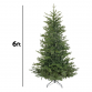 Dellonda Artificial 6ft/180cm Hinged Christmas Tree with 1000+ PE/PVC Tips - DH45 DH45