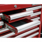 Topchest 10 Drawer with Ball-Bearing Slides - Red AP33109